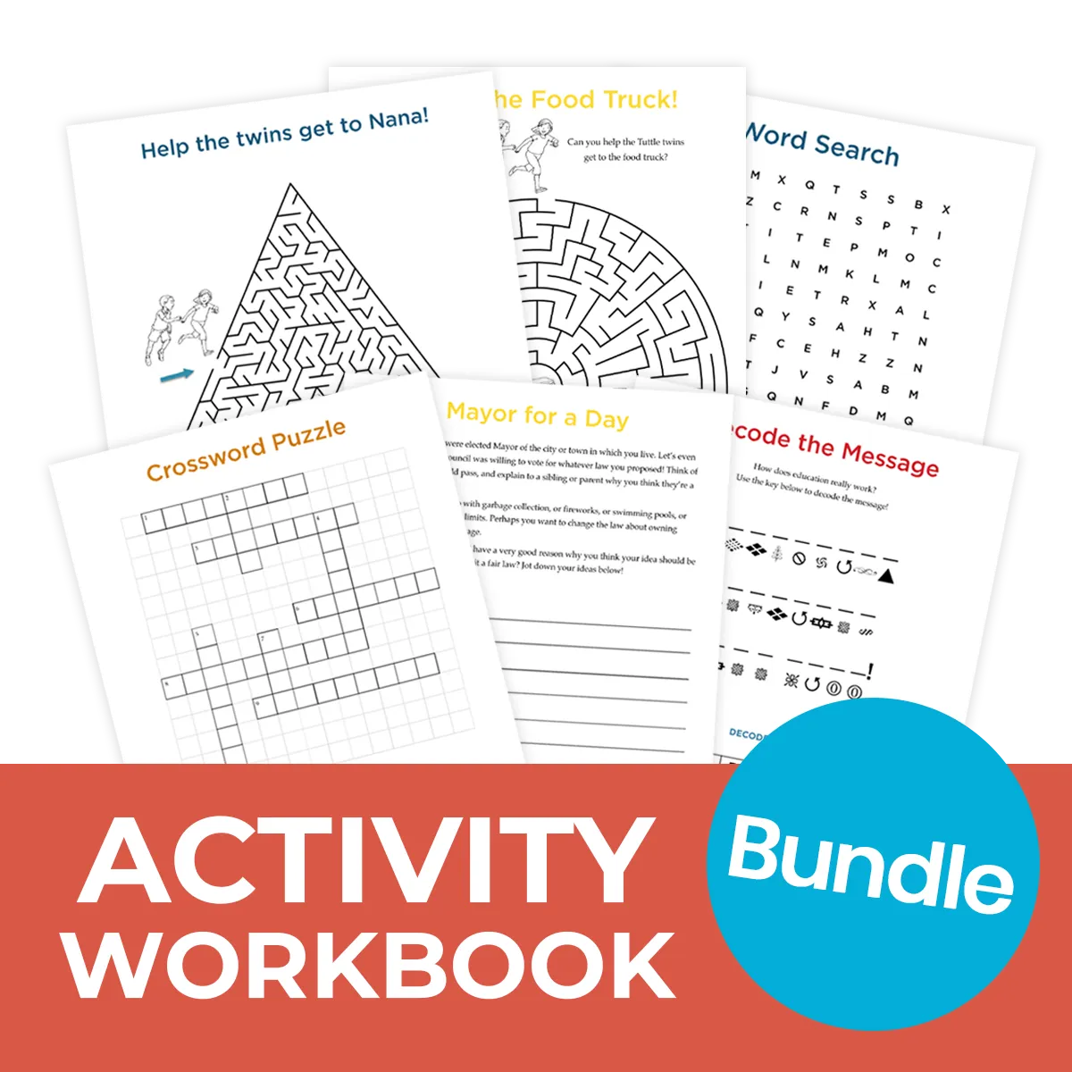 Tuttle Twins Workbooks (All 14 PDF Activity Workbooks)