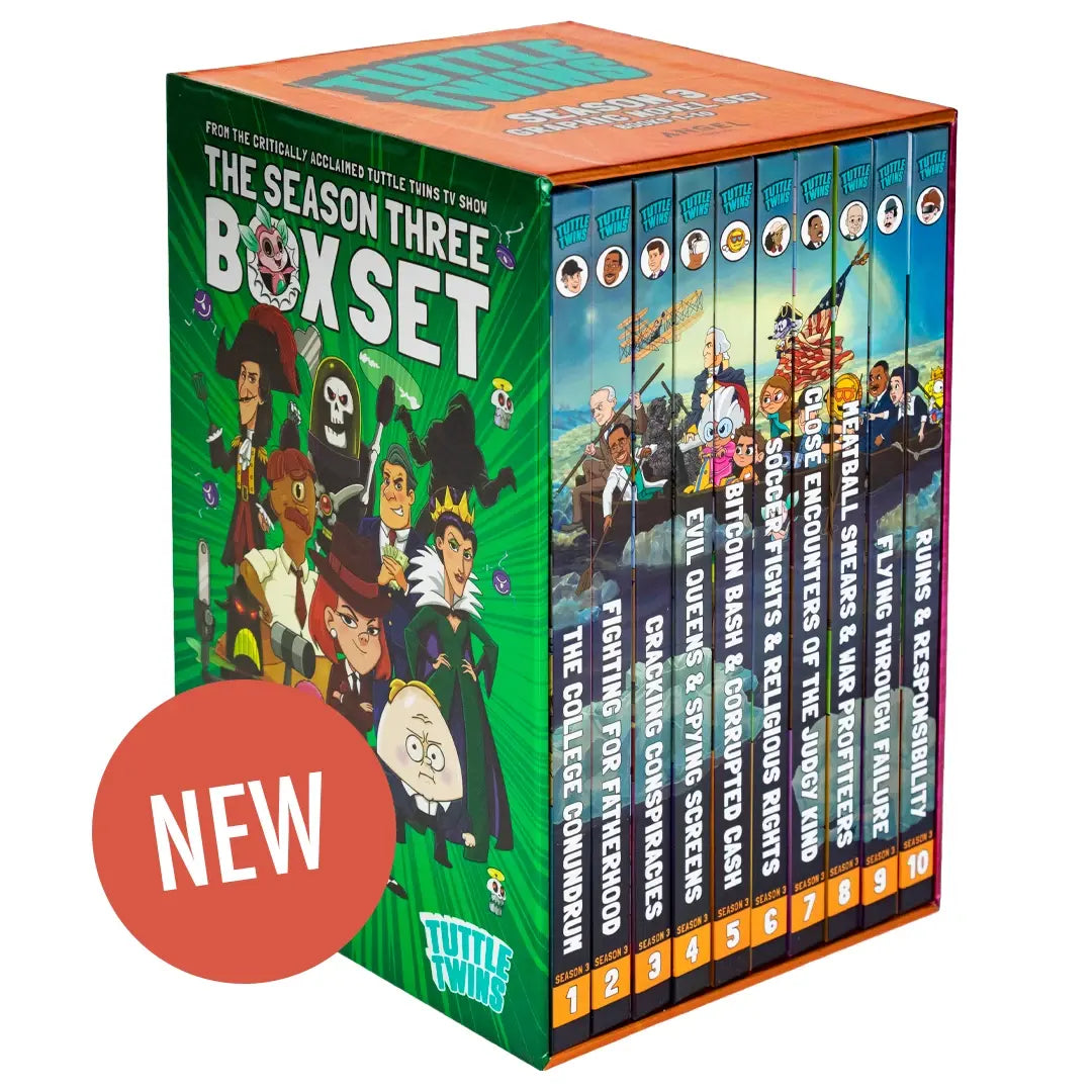 Season 3 Graphic Novels Box Set (Hardback) – The Tuttle Twins