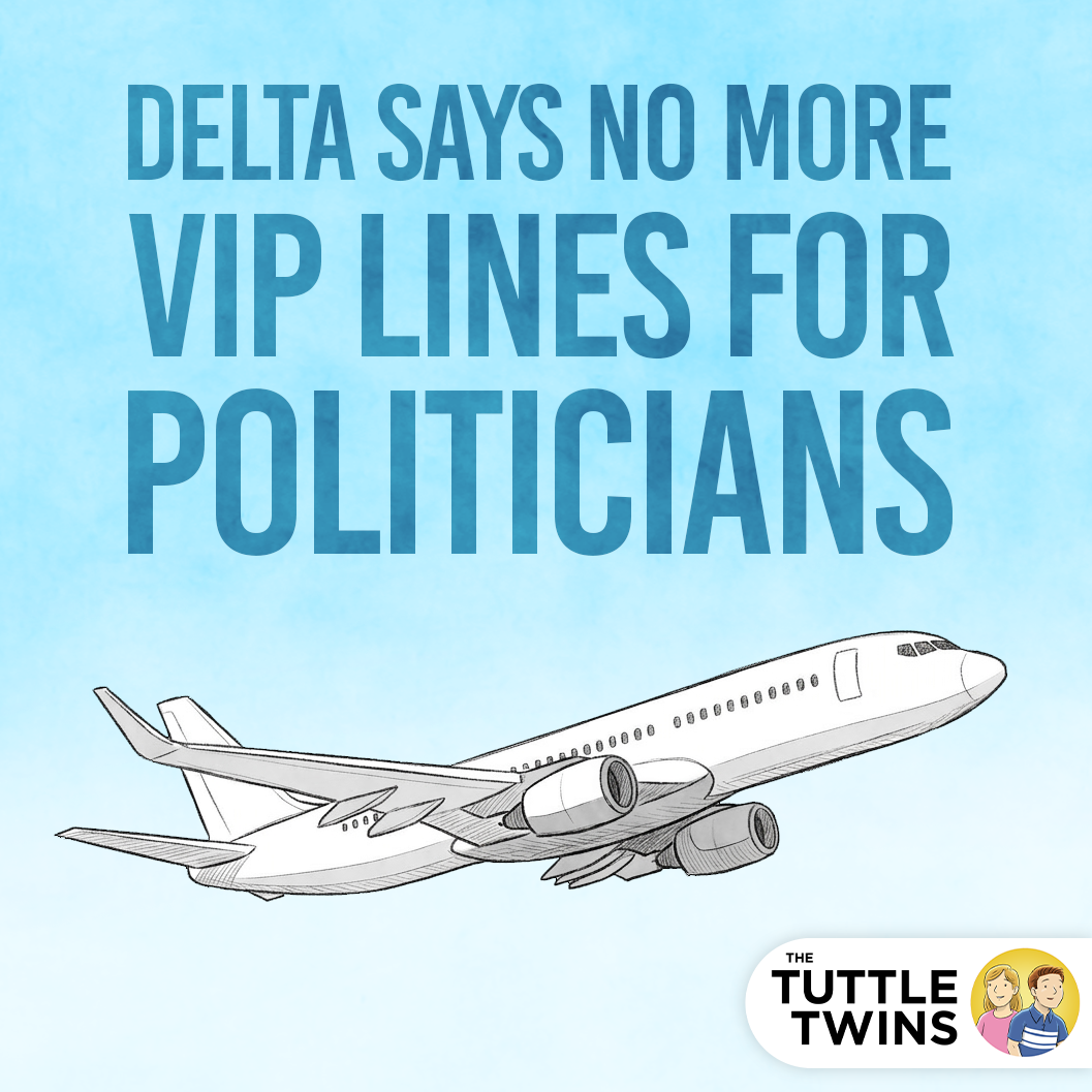 Delta says no more VIP lines for politicians. Good!
