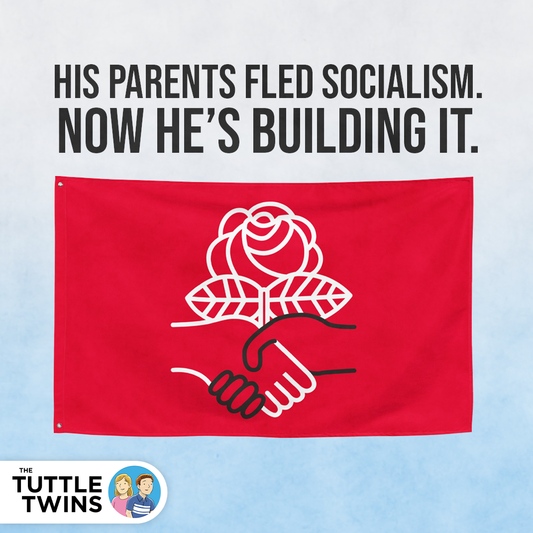 His parents fled socialism. Now he's building it in New York.