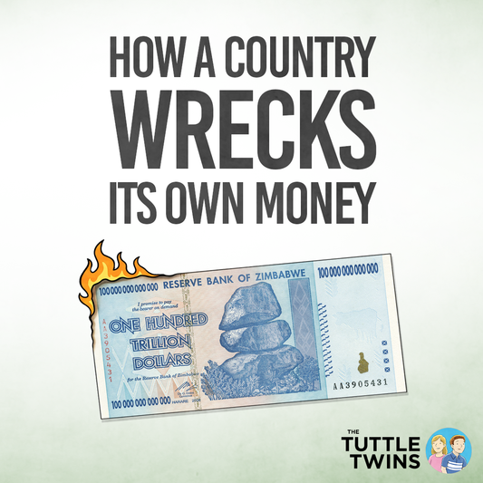 How a country wrecks its own money (and how to teach your kids about it)