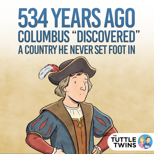 534 years ago today, Columbus "discovered" a country he never set foot in