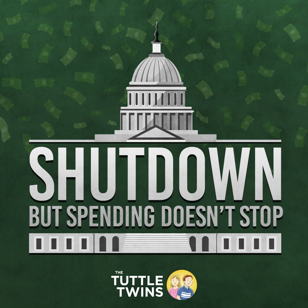 The government is “closed” but spending doesn’t stop