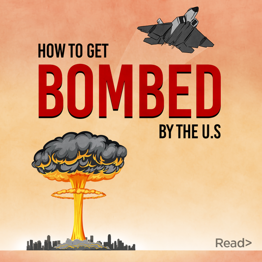 Why do countries get bombed for rejecting Western banks?
