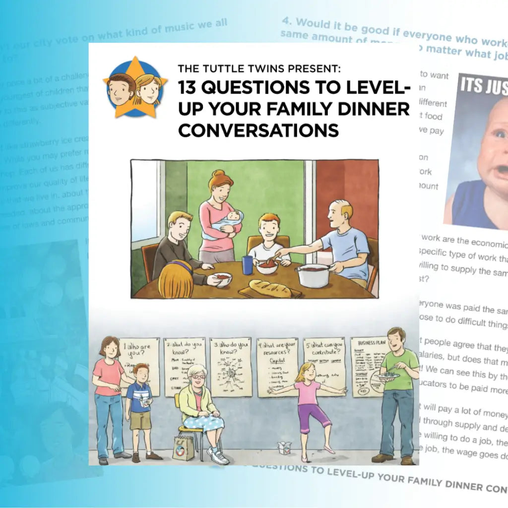 13 Questions to Level-Up Your Family Dinner Conversations (PDF)